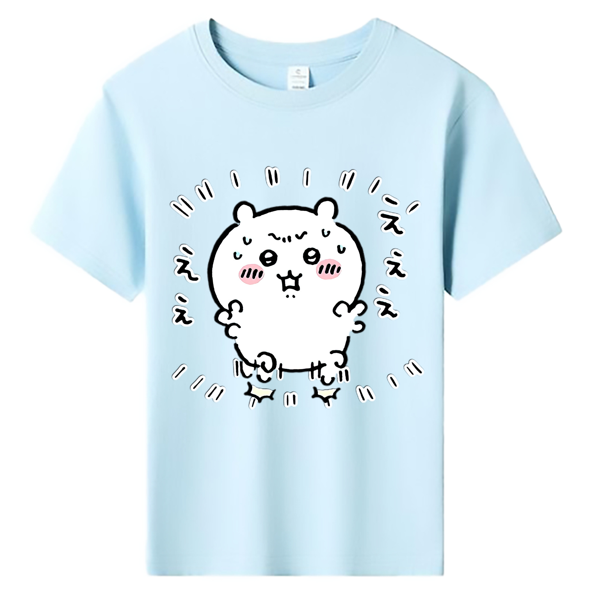 （画像用） ちいかわ ちいかわ Chii-kawa chiikawa 綿100％キッズTシャツ（フロントプリント）